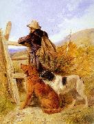 Richard ansdell,R.A. The Gamekeeper Germany oil painting artist